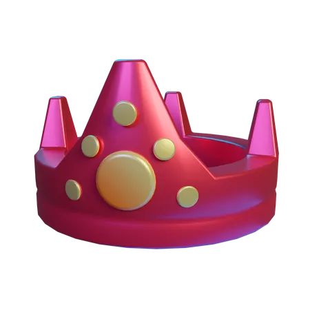 Birthday crown 3D Illustration
