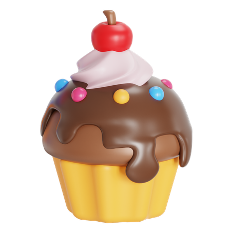 Birthday cupcakes  3D Icon