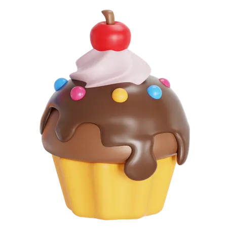 Birthday cupcakes  3D Icon