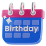 birthday month emoji 3d