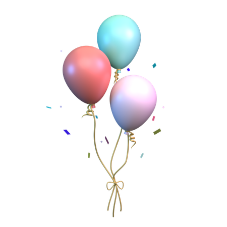 Birthday Decoration  3D Icon