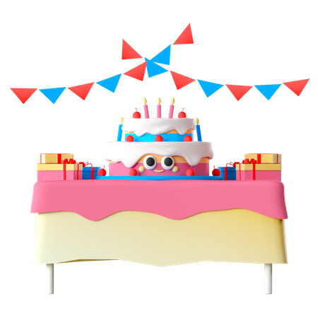 Birthday Decoration 3D Icon