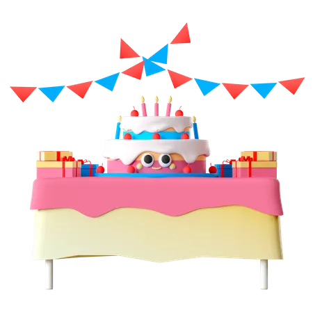 Birthday Decoration 3D Icon