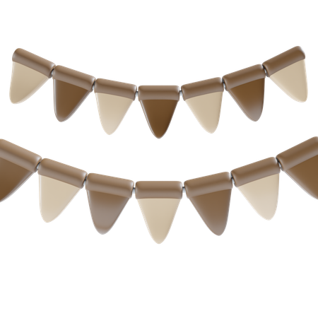 Birthday Garland  3D Icon