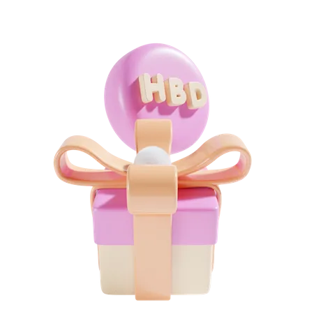 Birthday Gift  3D Icon