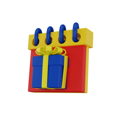 Birthday Gift 3D Icon