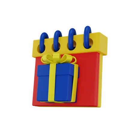 Birthday Gift 3D Icon