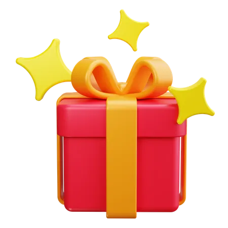 Birthday Gift Box  3D Icon