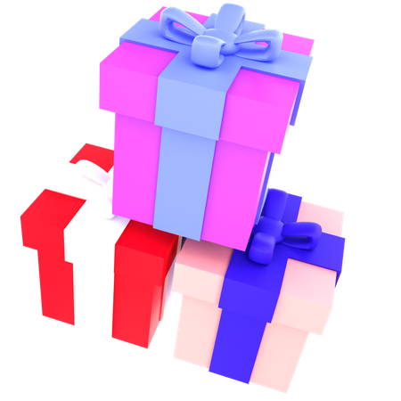 생일 선물  3D Icon