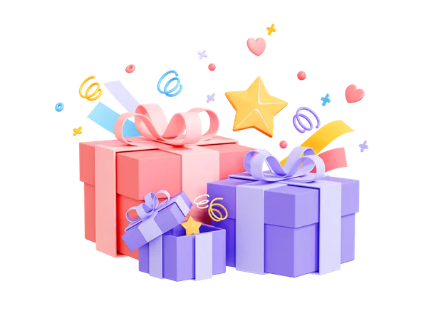 Birthday Gifts  3D Icon