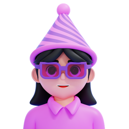 생일 소녀  3D Icon