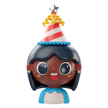 Birthday Girl  3D Icon