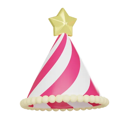 Birthday Party Hat 3 D Icon 3D Icon