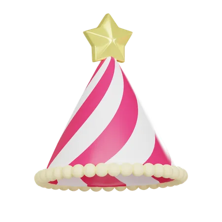 Birthday Hat  3D Icon