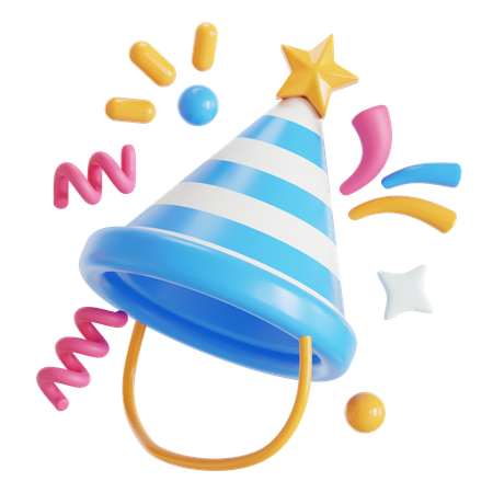 Birthday hat  3D Icon