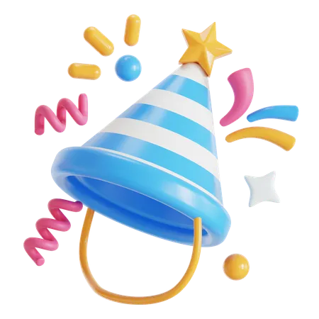Birthday hat  3D Icon