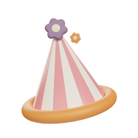 Birthday Hat  3D Icon