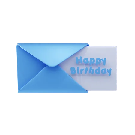 Birthday Message  3D Icon