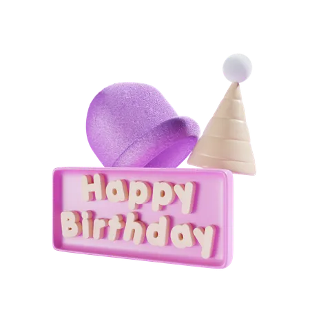 Birthday Party Icon 3D Icon