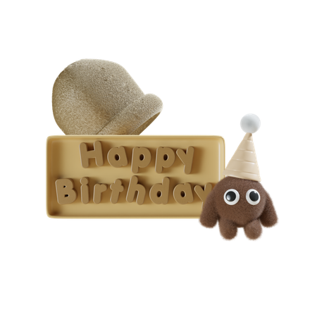 Birthday Notification  3D Icon