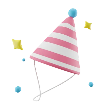 Birthday Party Hat  3D Icon