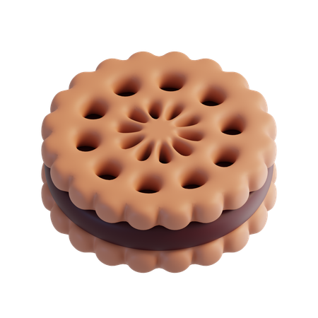 Bolacha  3D Icon