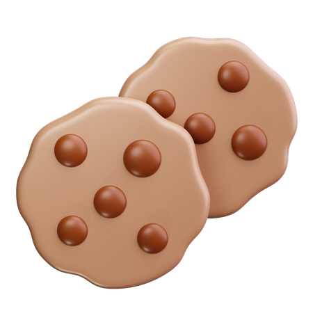 Biscoito de baunilha  3D Icon