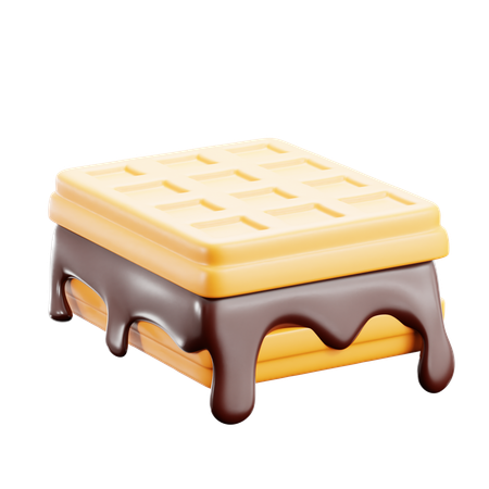 Biscoito de chocolate  3D Icon