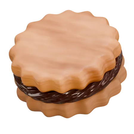 Biscoito de chocolate  3D Icon