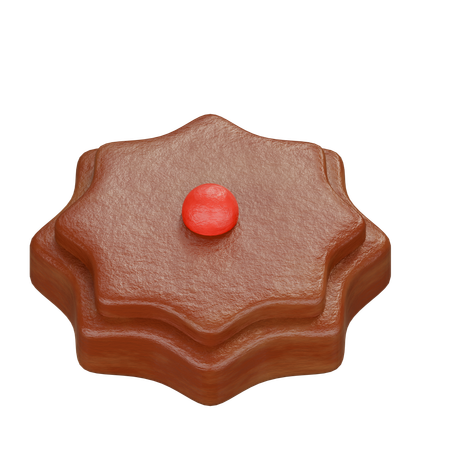 Biscoito de chocolate  3D Icon