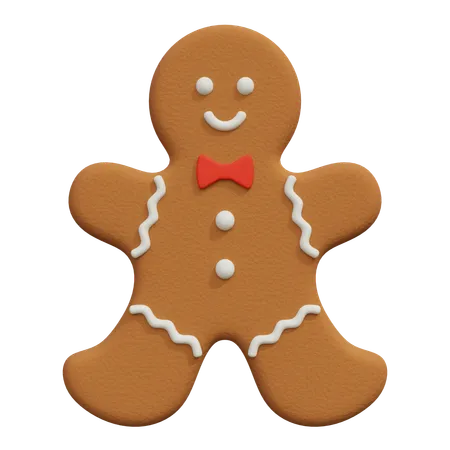 Biscoito de gengibre de natal  3D Icon