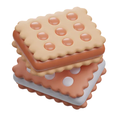 Biscoitos  3D Icon