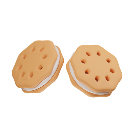 Biscoitos  3D Icon