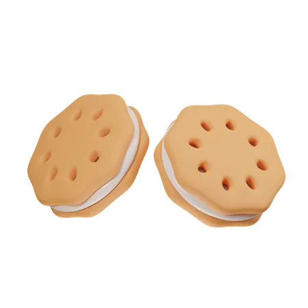 Biscoitos  3D Icon