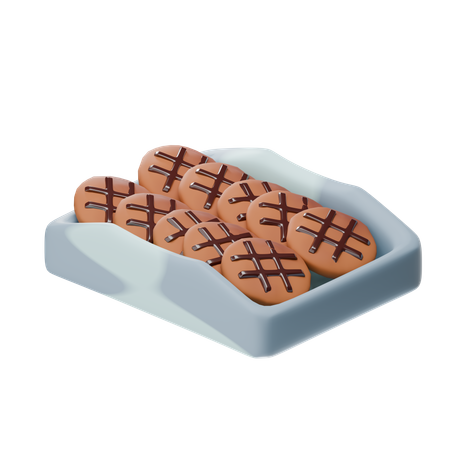 Biscoitos  3D Icon