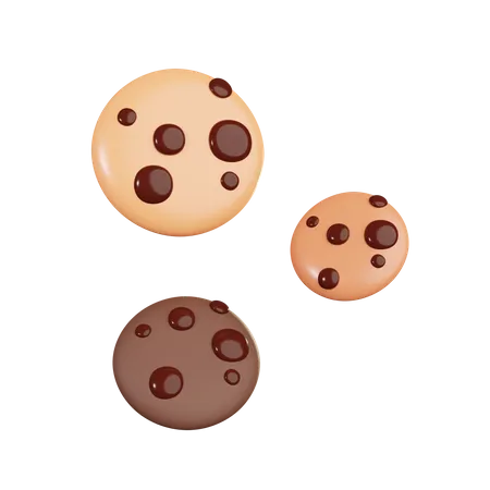 Biscoitos  3D Illustration