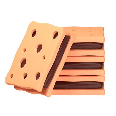 Biscoitos  3D Icon