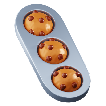 Biscoitos  3D Icon