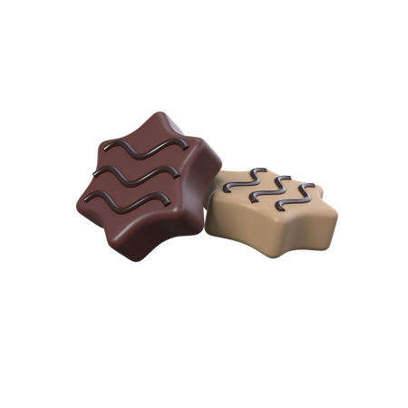 Biscoitos de chocolate  3D Icon