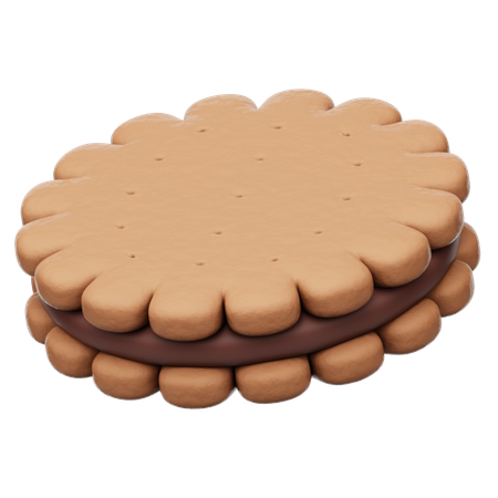 Biscoitos de chocolate  3D Icon