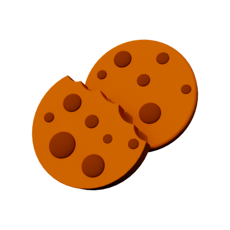 Biscoitos de chocolate  3D Icon