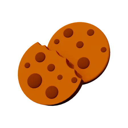 Biscoitos de chocolate  3D Icon