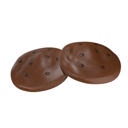 Biscoitos de chocolate  3D Icon