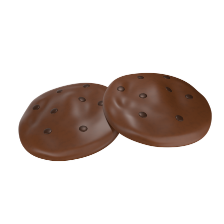 Biscoitos de chocolate  3D Icon