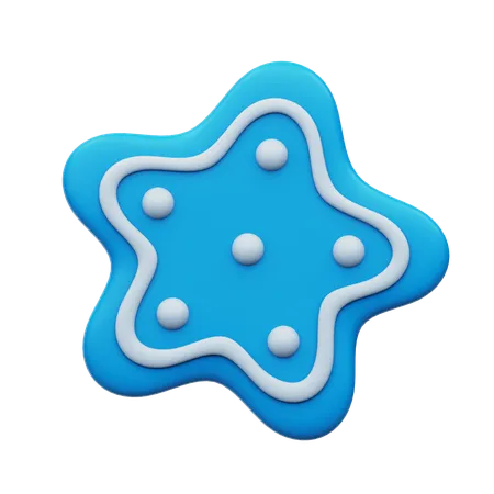 Biscoitos estrela  3D Icon