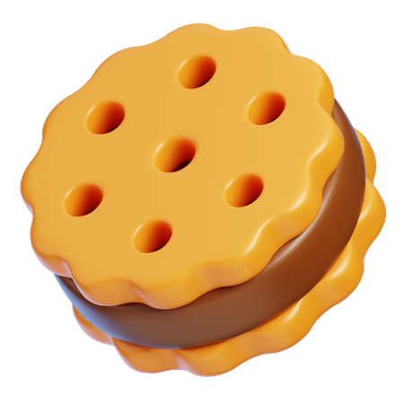 Biscuit  3D Icon