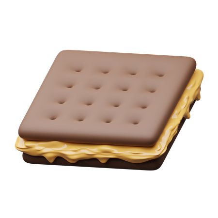 Biscuit  3D Icon