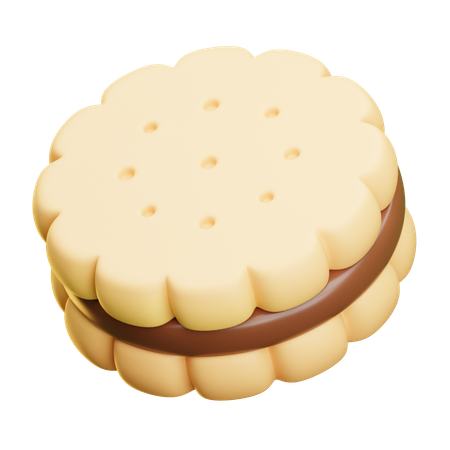 Biscuit  3D Icon