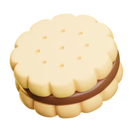 Biscuit  3D Icon