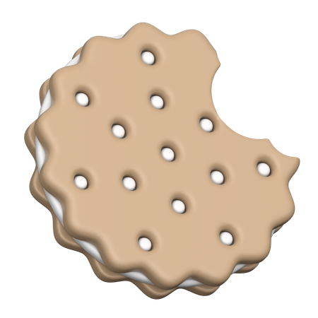 Biscuit  3D Icon